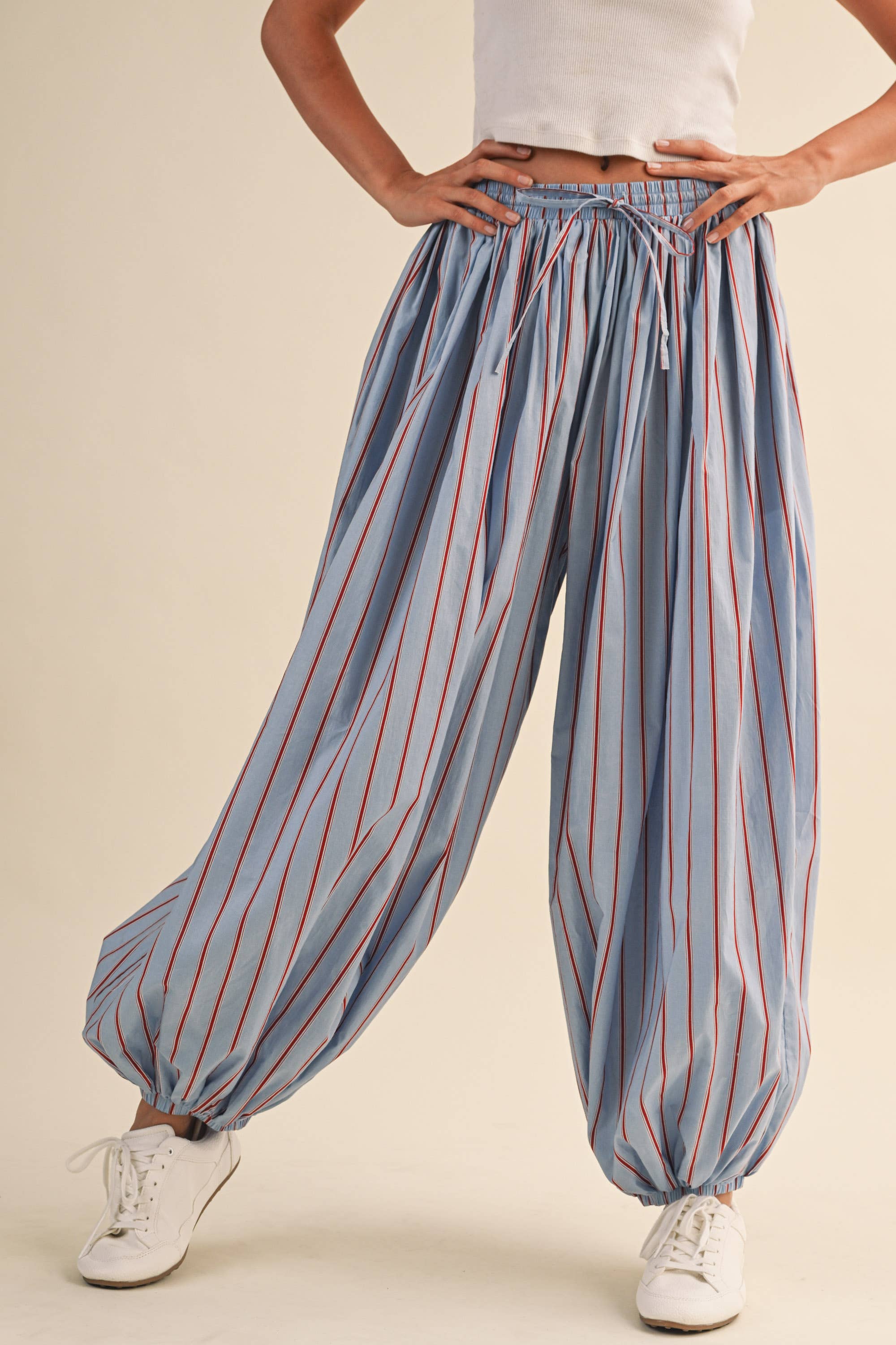 Oxford Balloon Pants