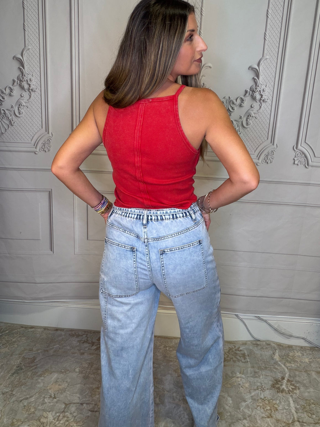 JOVIE TIE WAIST JEANS