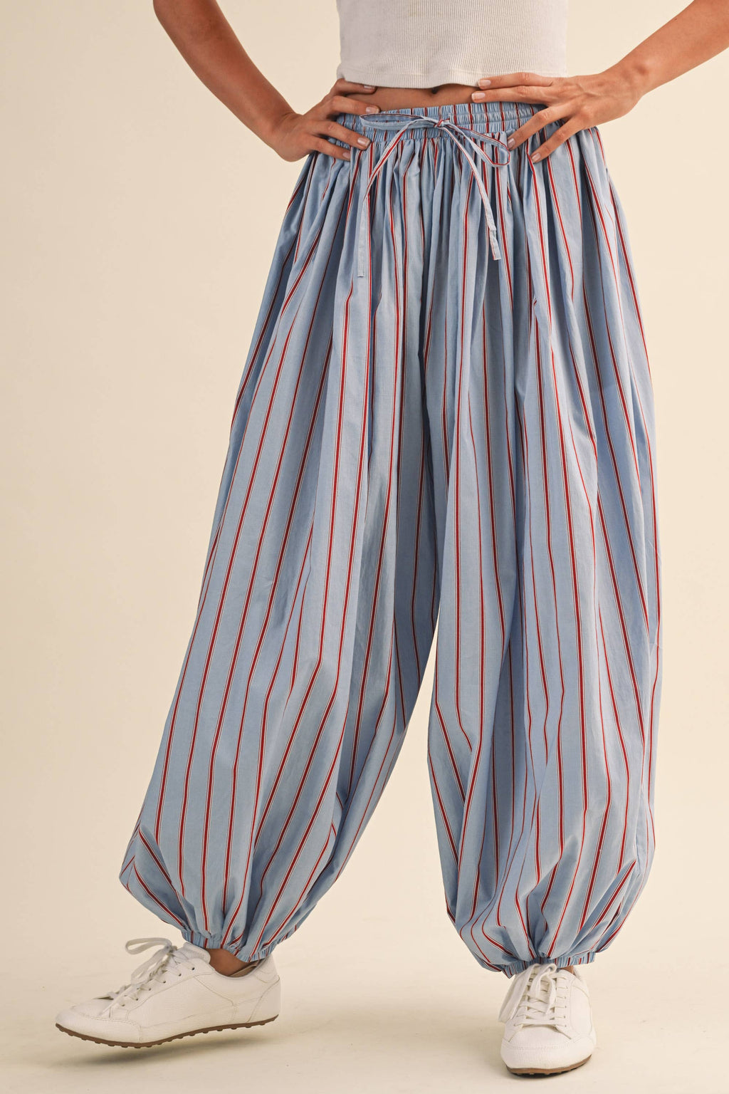 Oxford Balloon Pants