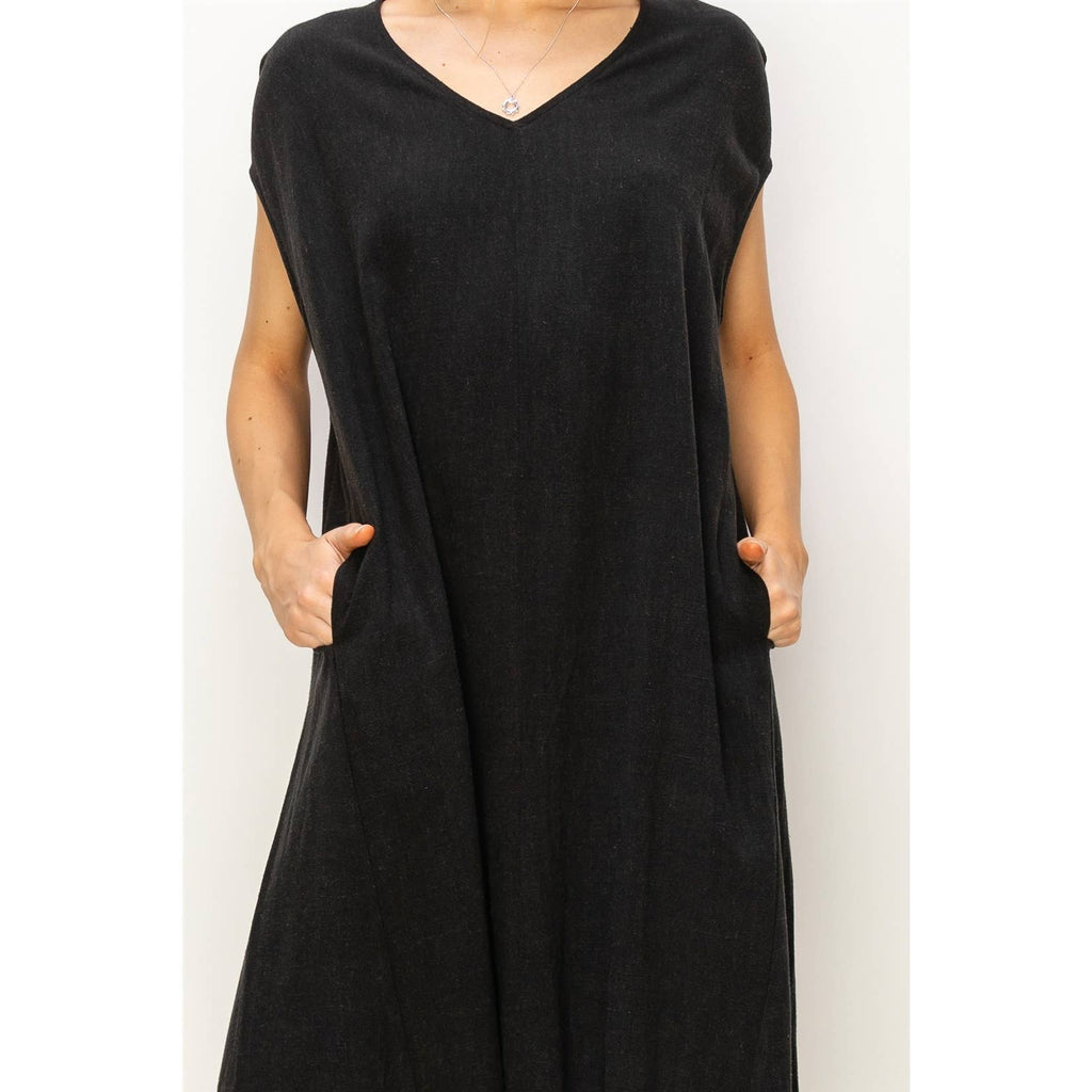 Summer's Linen Day Dress