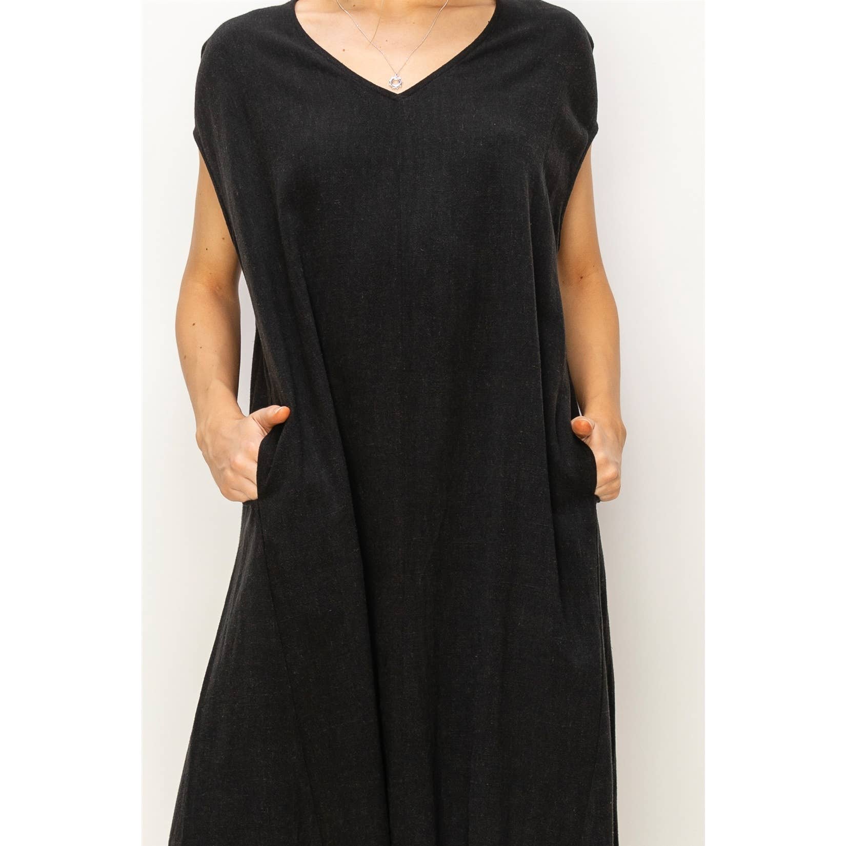 Summer's Linen Day Dress