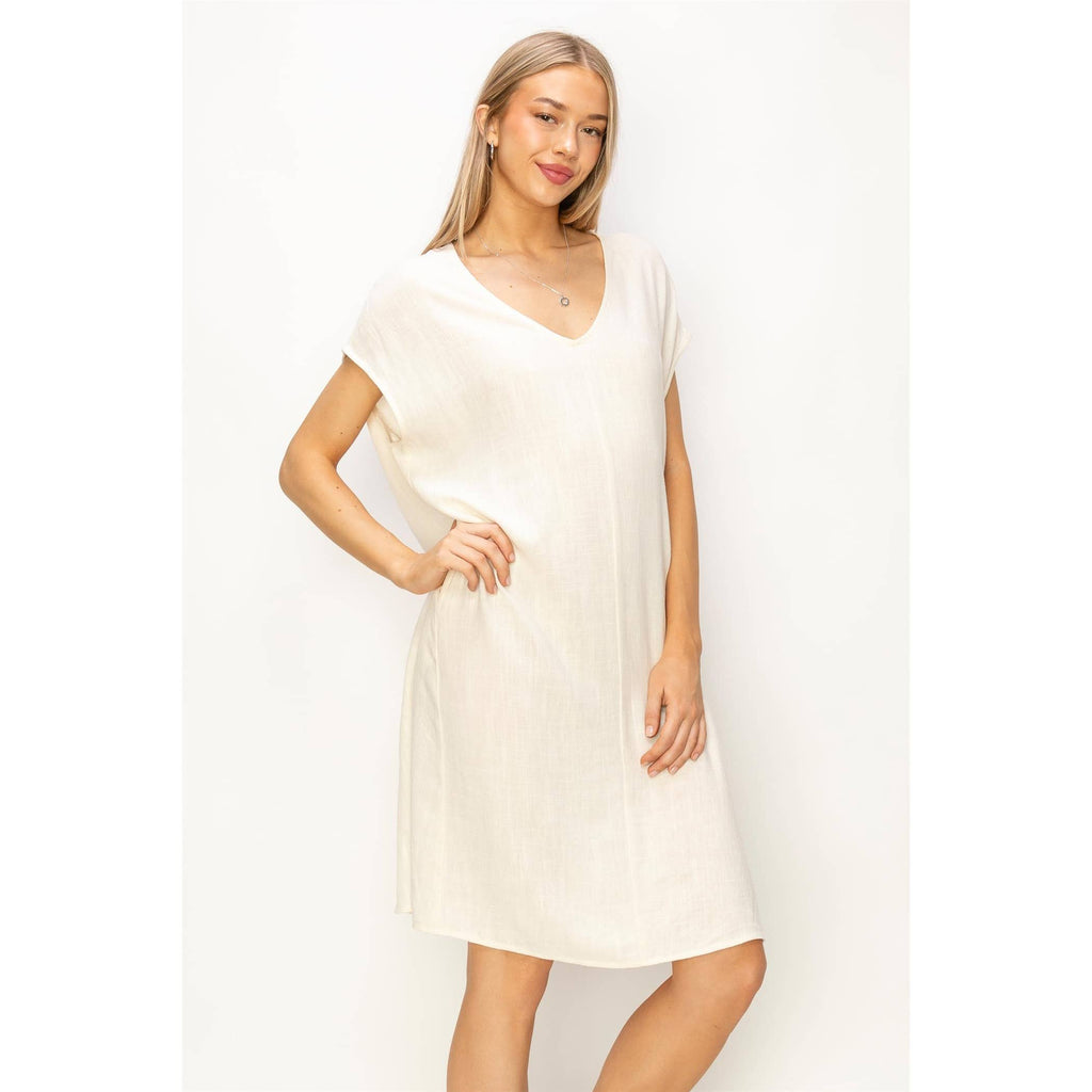 Summer's Linen Day Dress