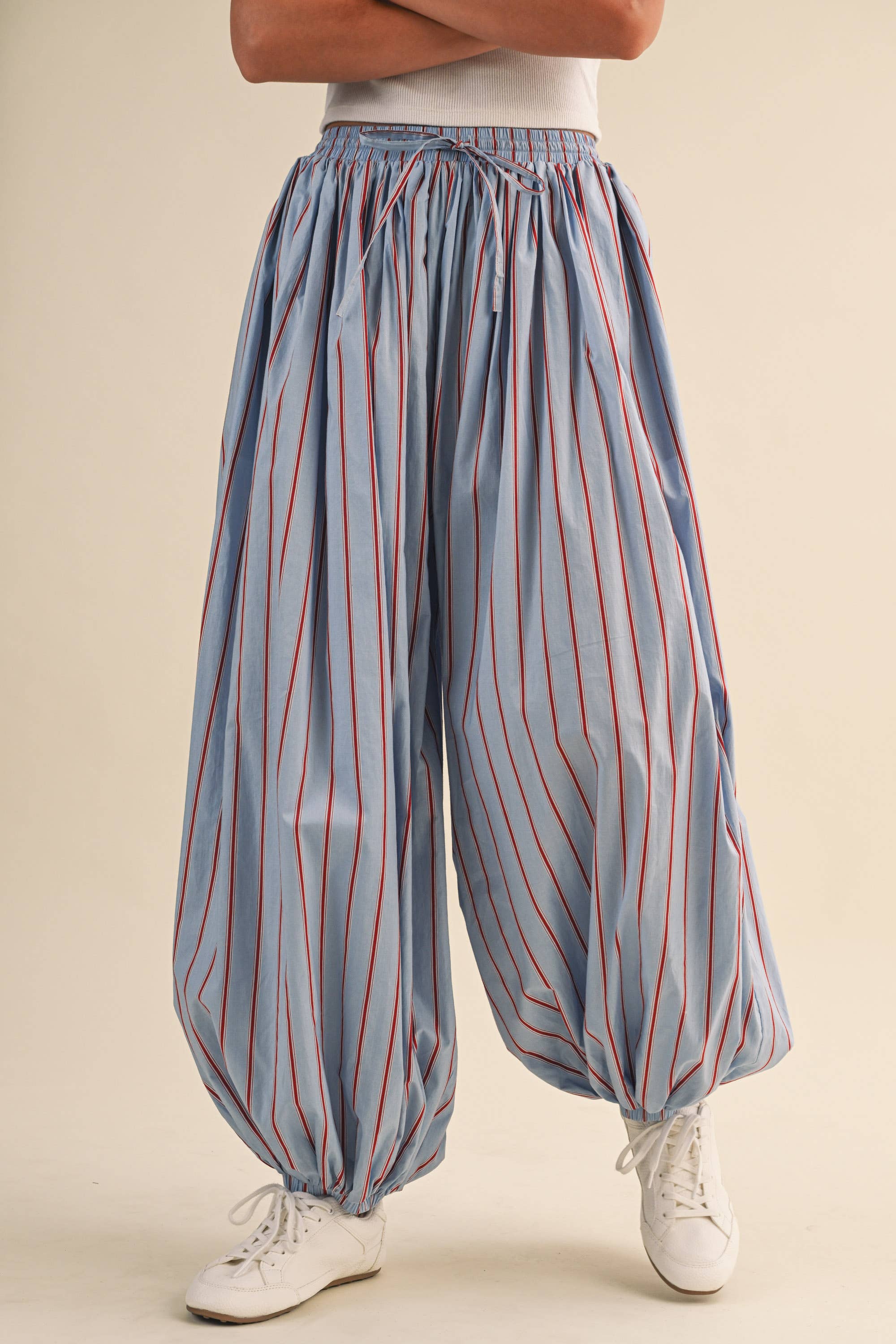 Oxford Balloon Pants