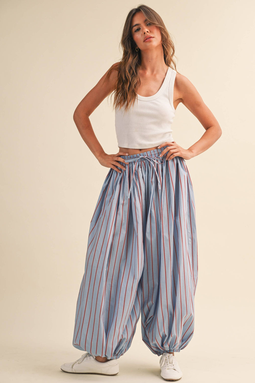Oxford Balloon Pants