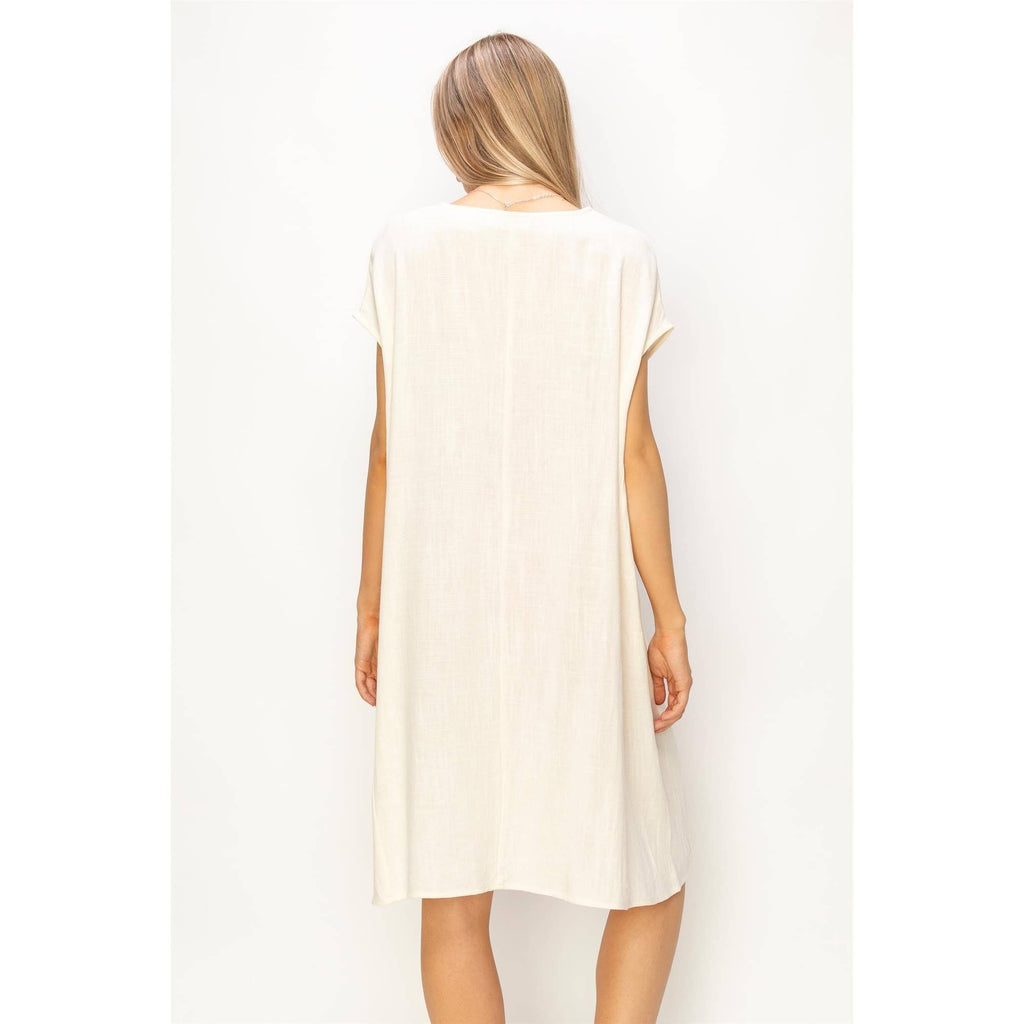 Summer's Linen Day Dress