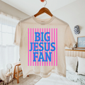 Big Jesus Fan Boxy Cropped Comfort Colors Graphic Tee