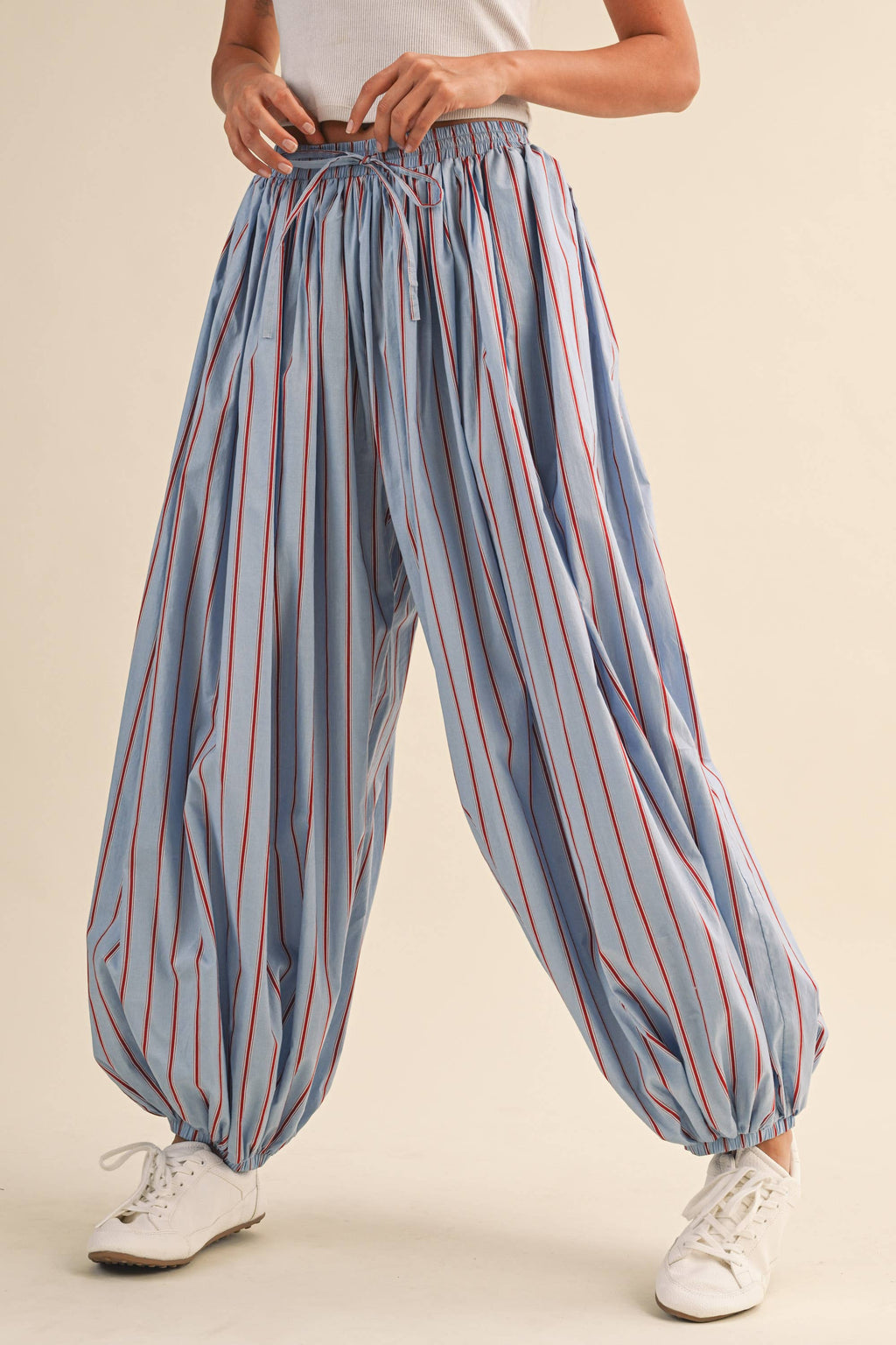 Oxford Balloon Pants