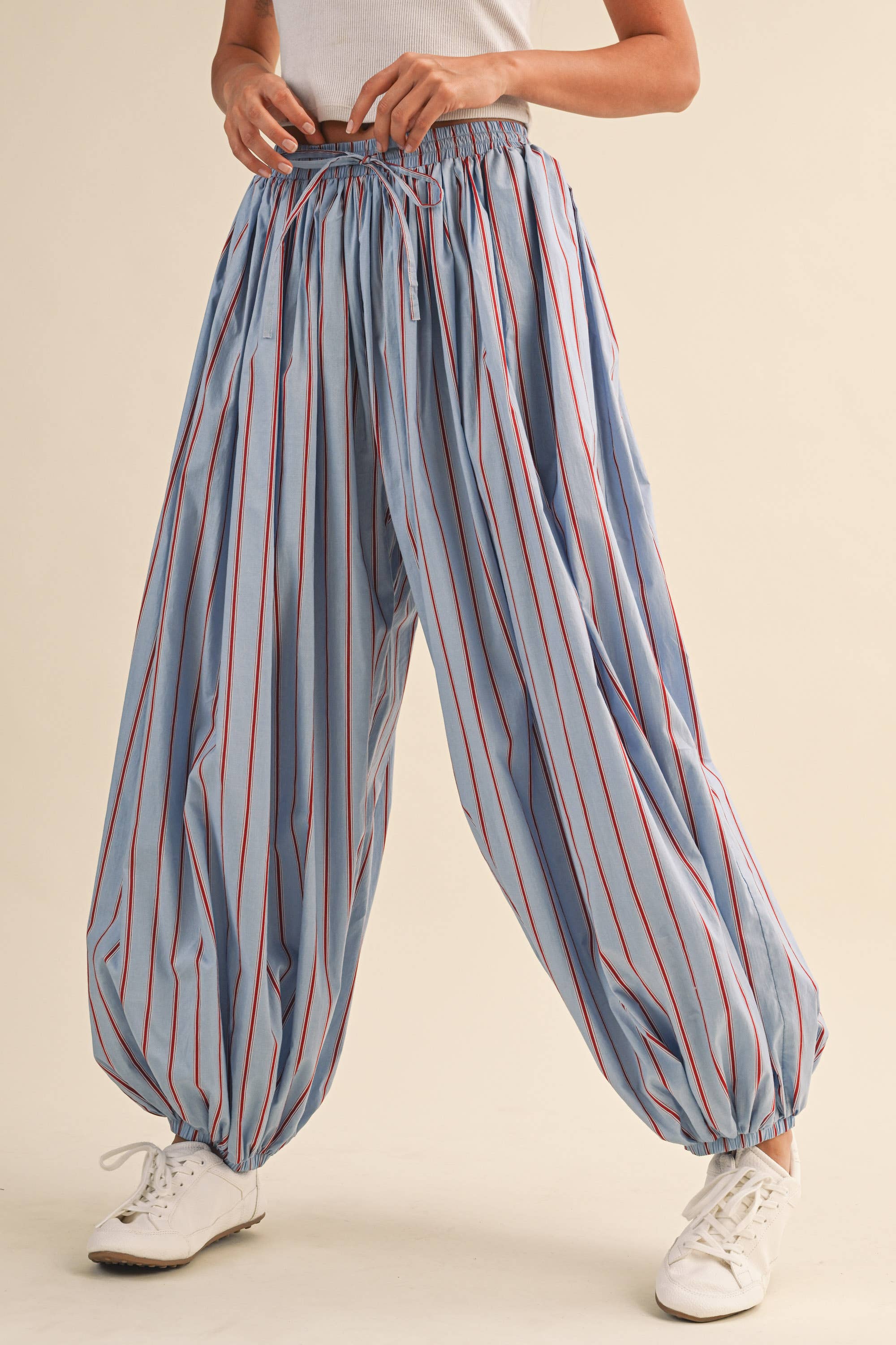 Oxford Balloon Pants