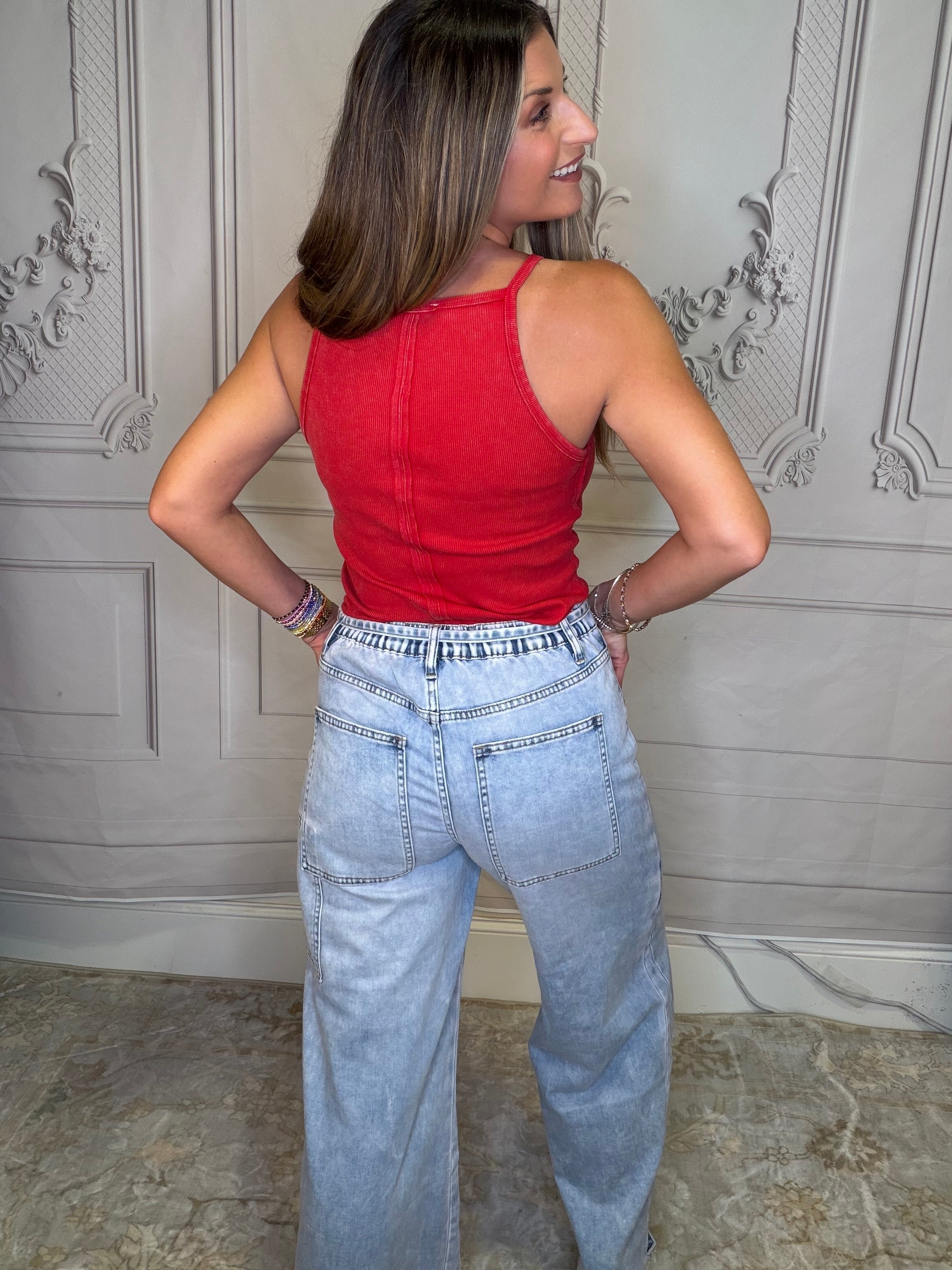 JOVIE TIE WAIST JEANS