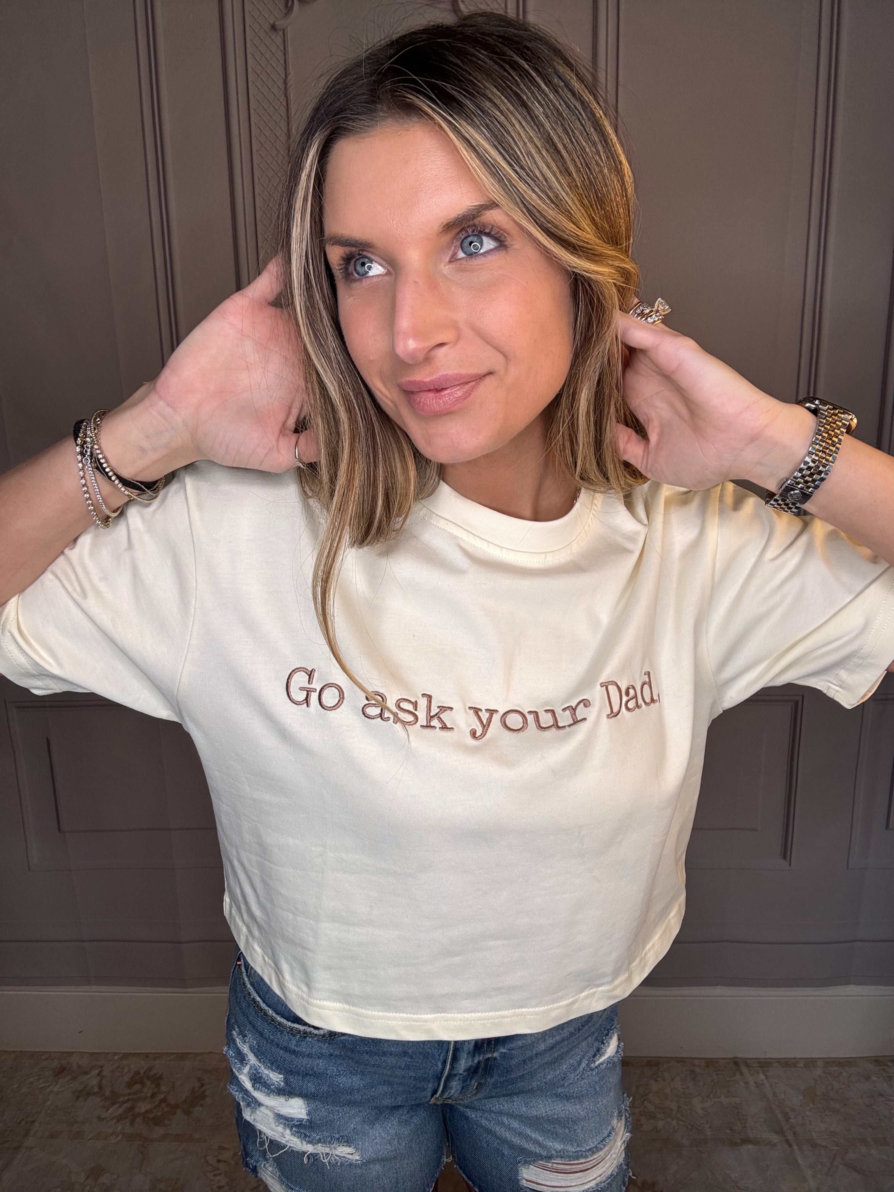 Go Ask Your Dad tee