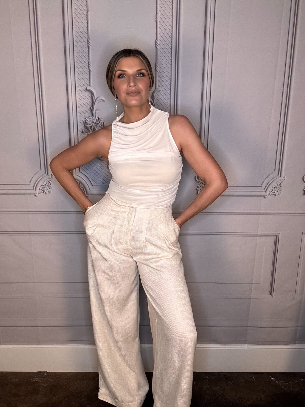 Sweet Cream Tweed Pant