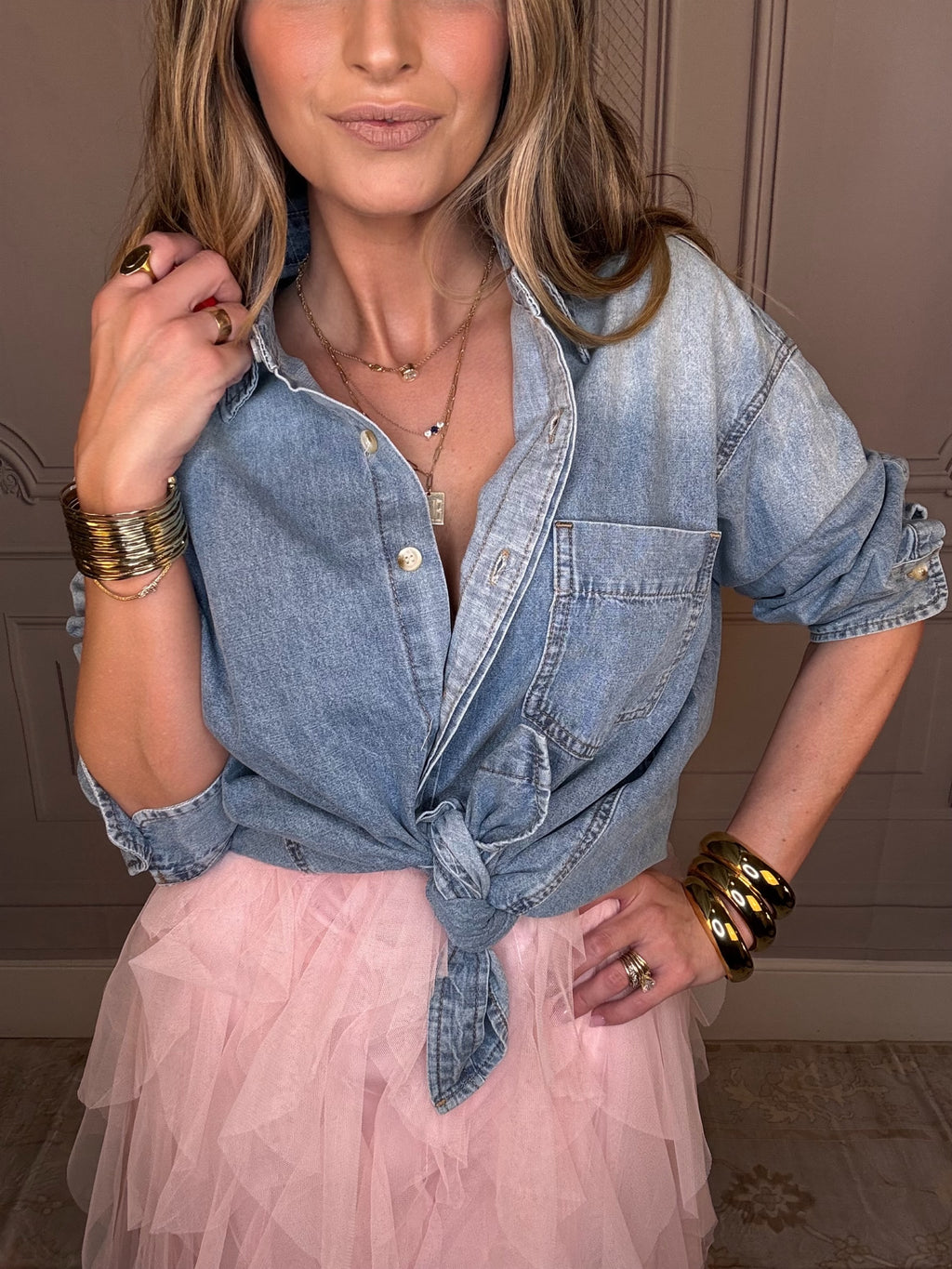 Woodstock Button Up