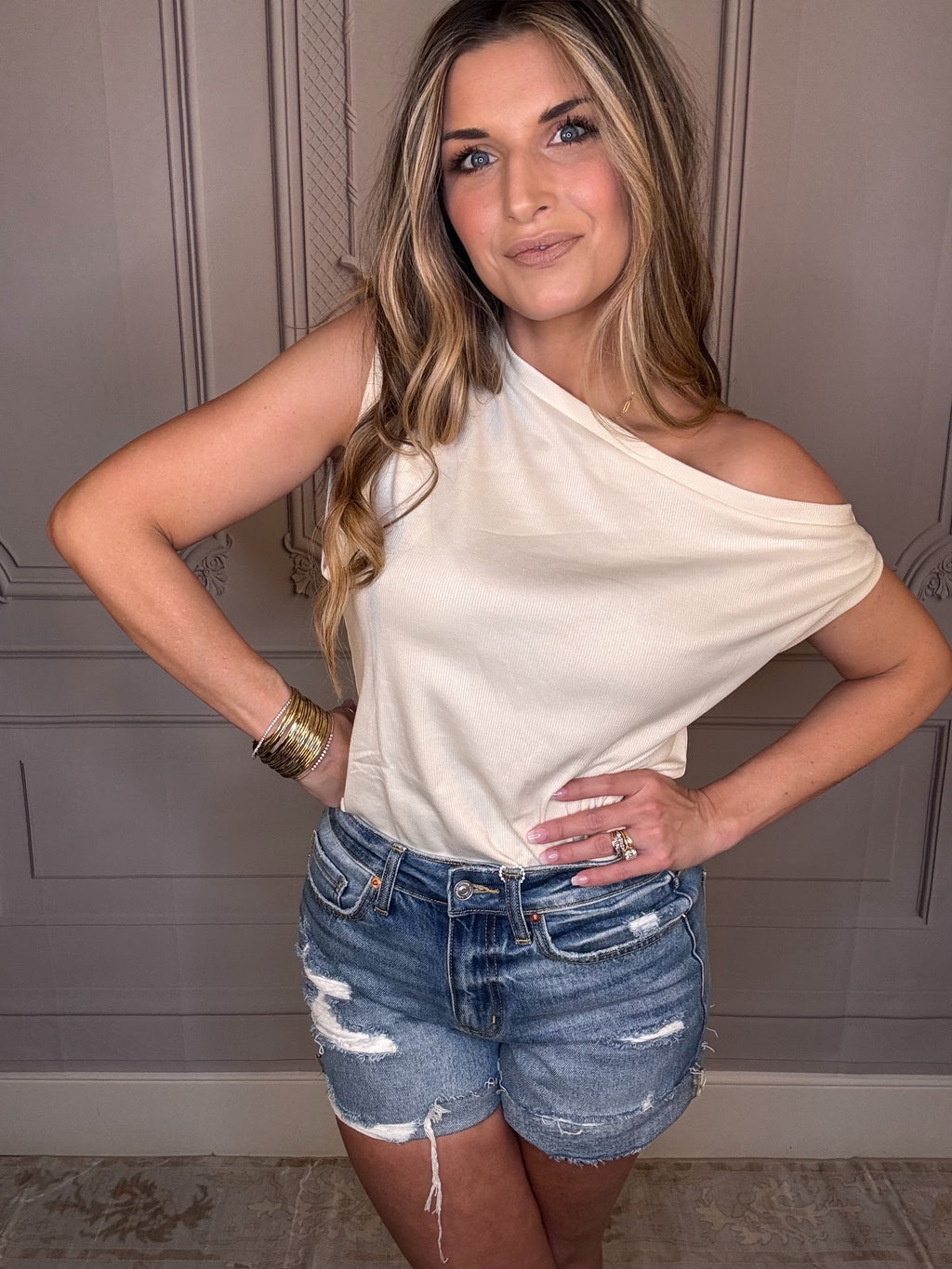 Cold Shoulder Top