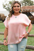Powder Pink Silk Blouse