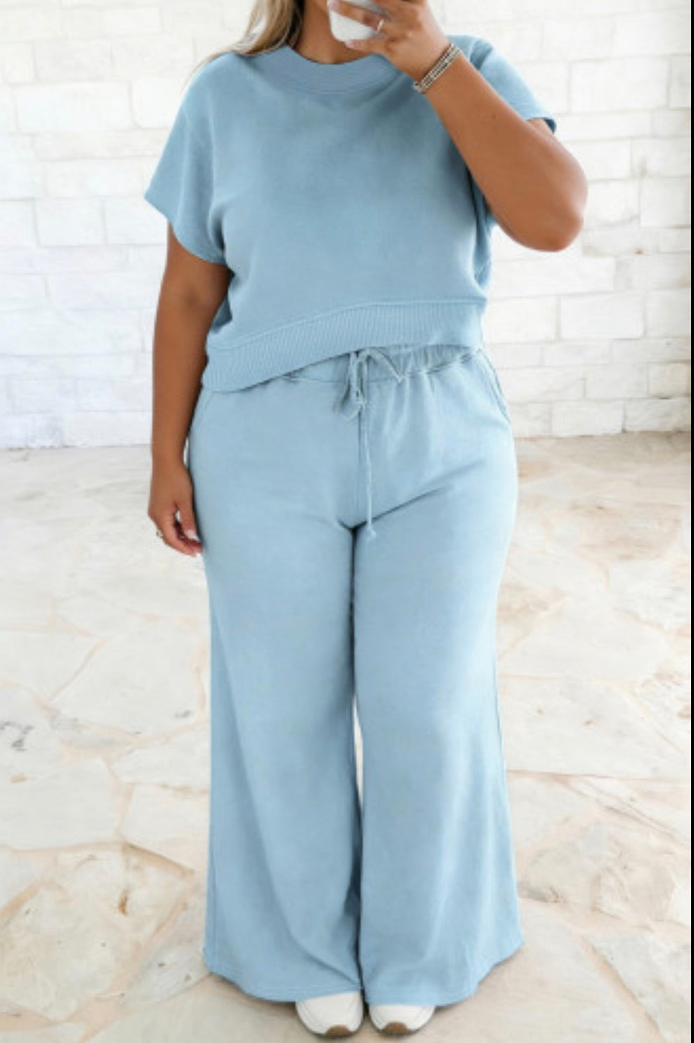 The Powder Blue Pants Set