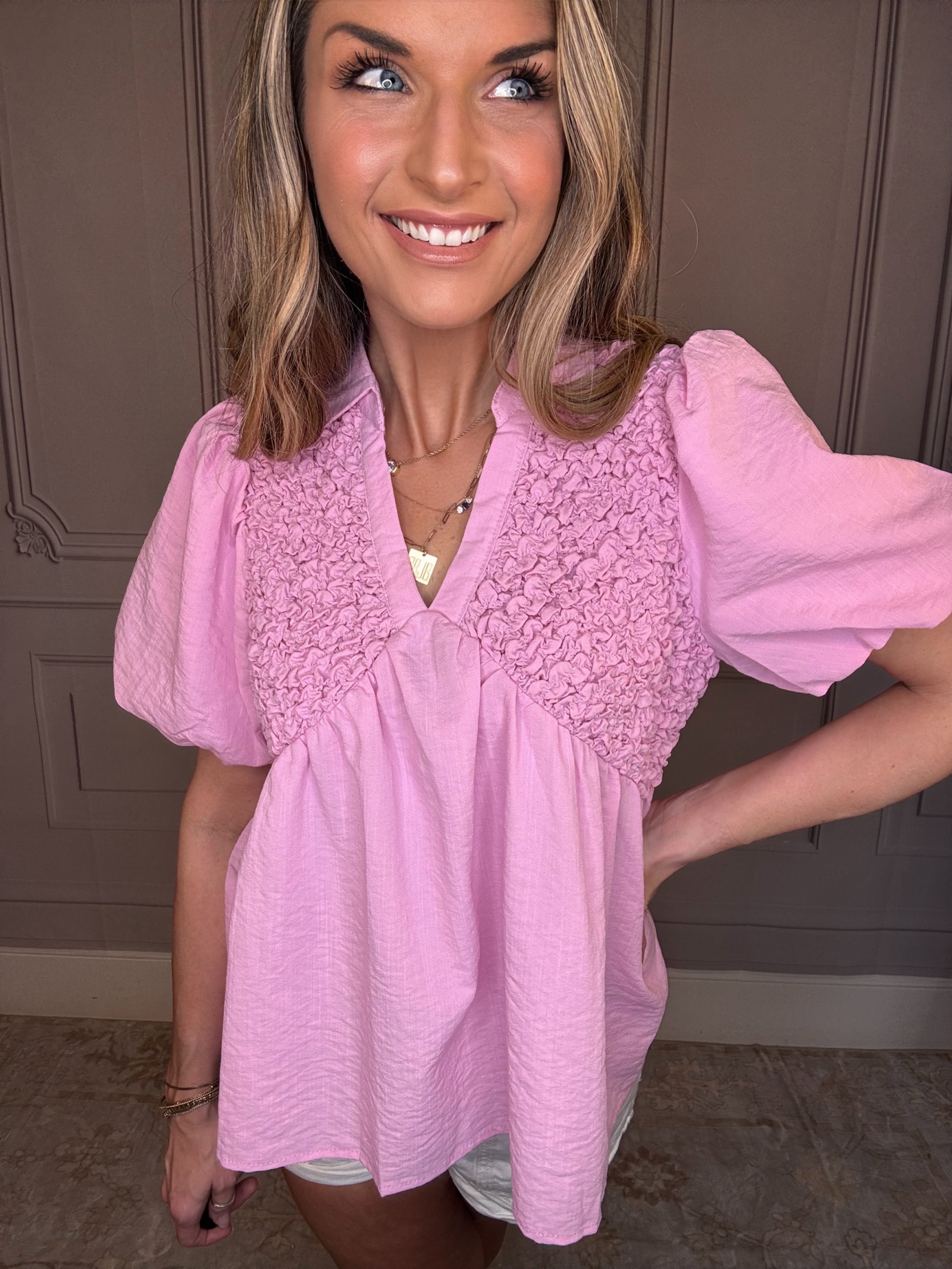 The Bubble Gum Blouse
