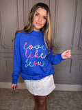 I LOVE JESUS MOCK NECK