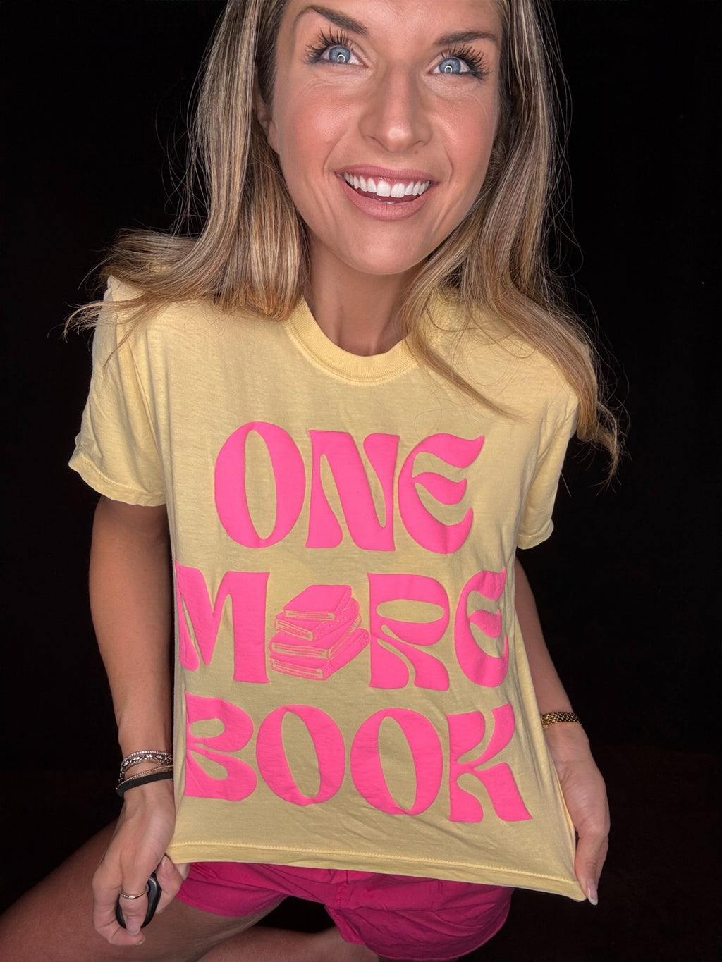 One More Book Crop Tee