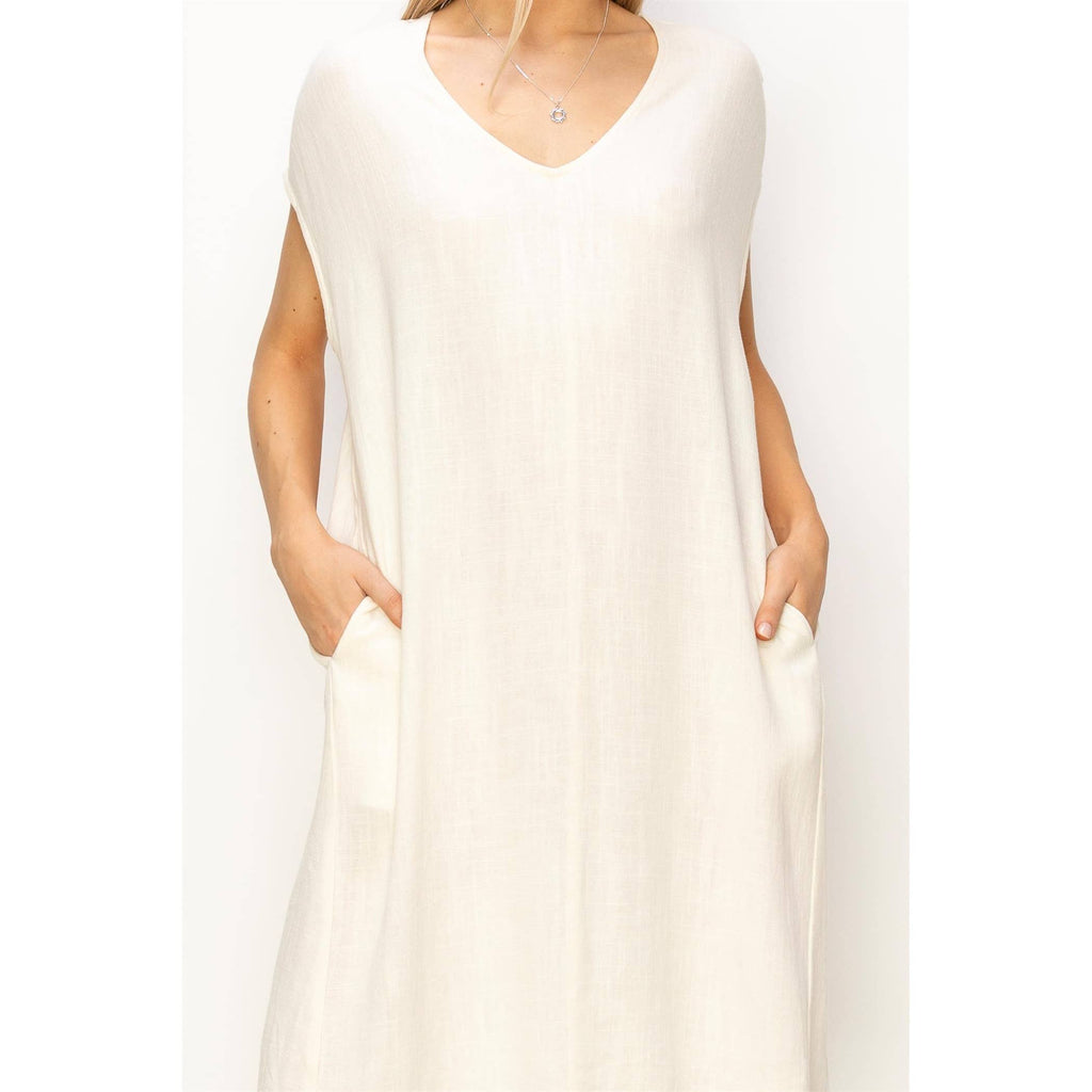 Summer's Linen Day Dress