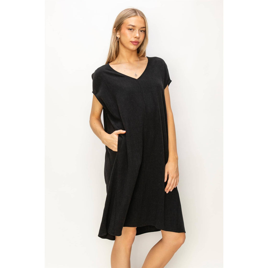 Summer's Linen Day Dress