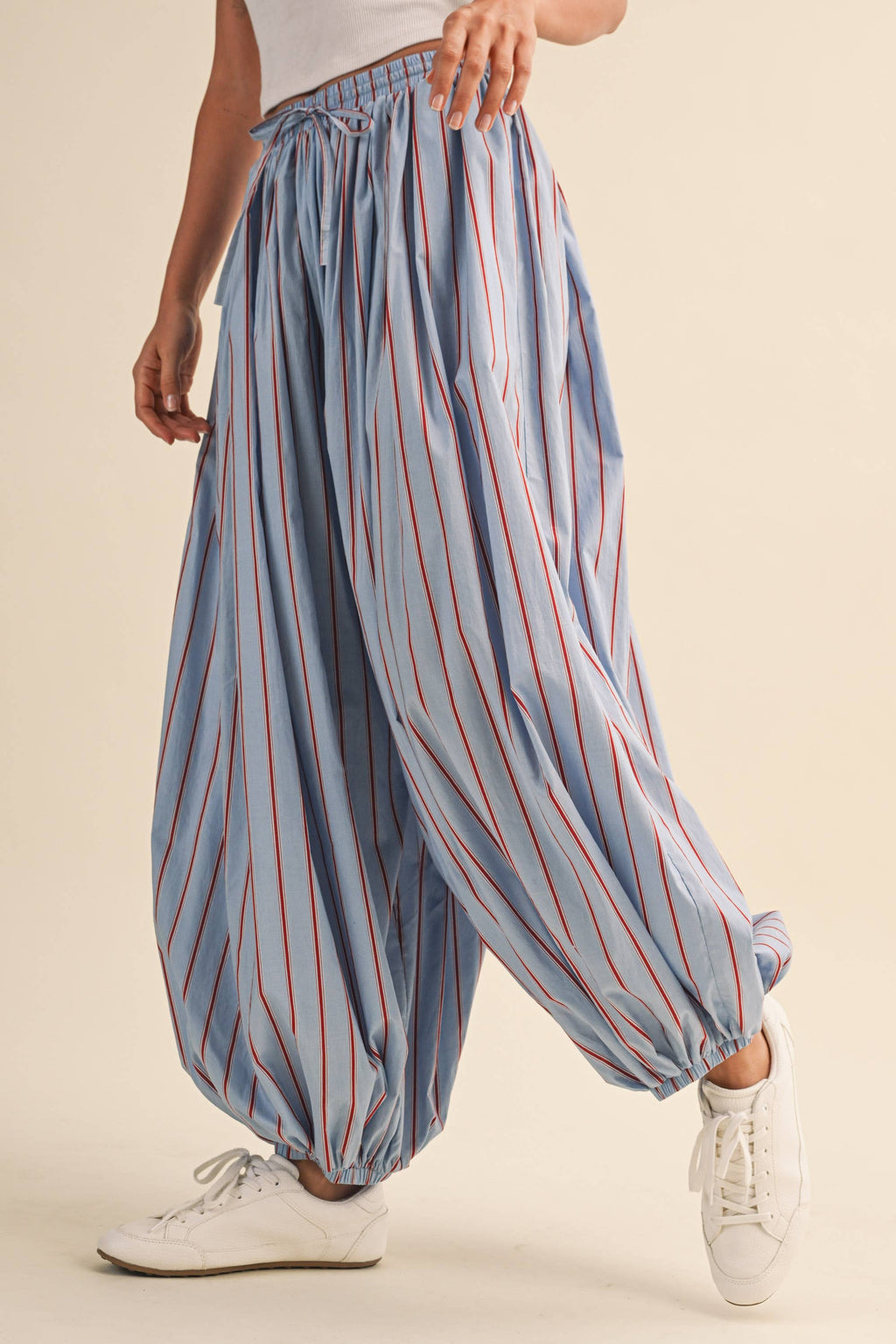 Oxford Balloon Pants