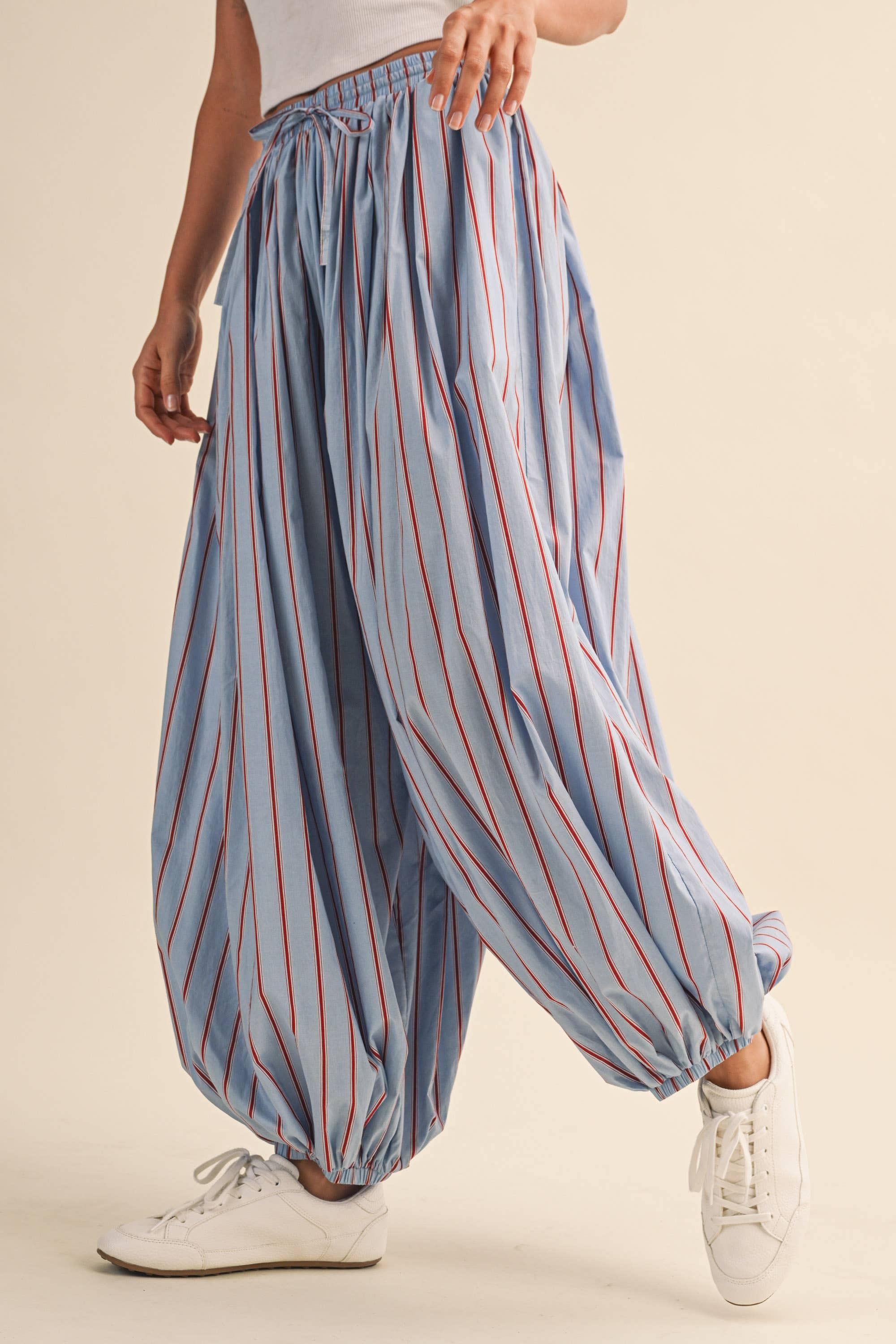Oxford Balloon Pants